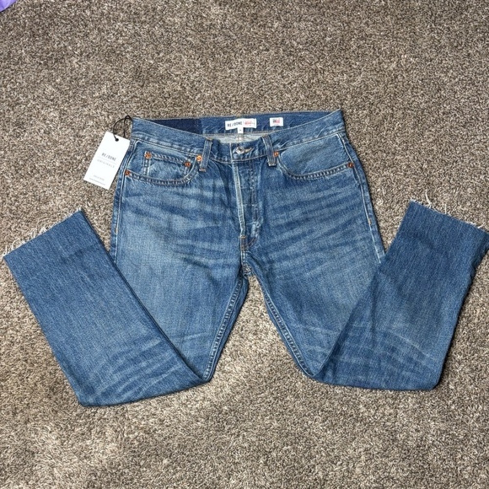 NWT RE/DONE Sz 30 jeans ankle cropped